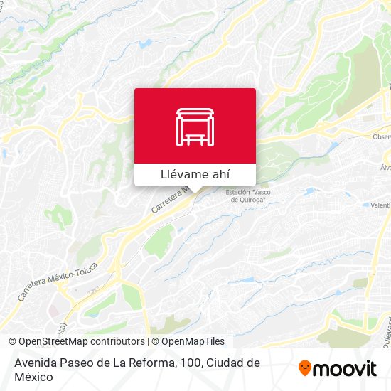 Mapa de Avenida Paseo de La Reforma, 100