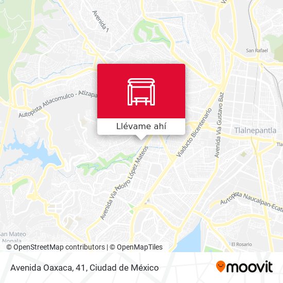 Cómo llegar a Avenida Oaxaca, 41 en Atizapán De Zaragoza en Autobús?