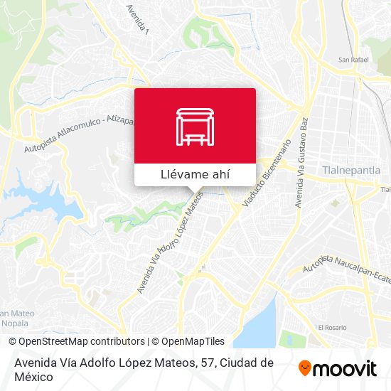 Mapa de Avenida Vía Adolfo López Mateos, 57