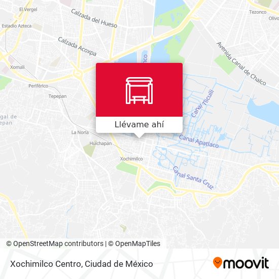 Mapa de Xochimilco Centro
