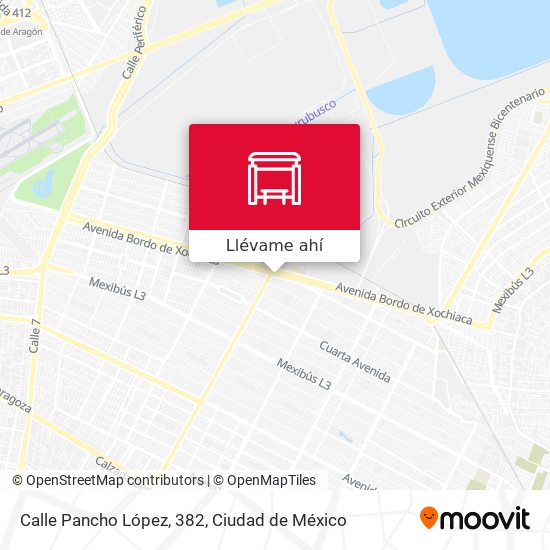 Mapa de Calle Pancho López, 382