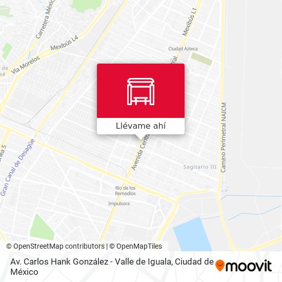 Mapa de Av. Carlos Hank González - Valle de Iguala