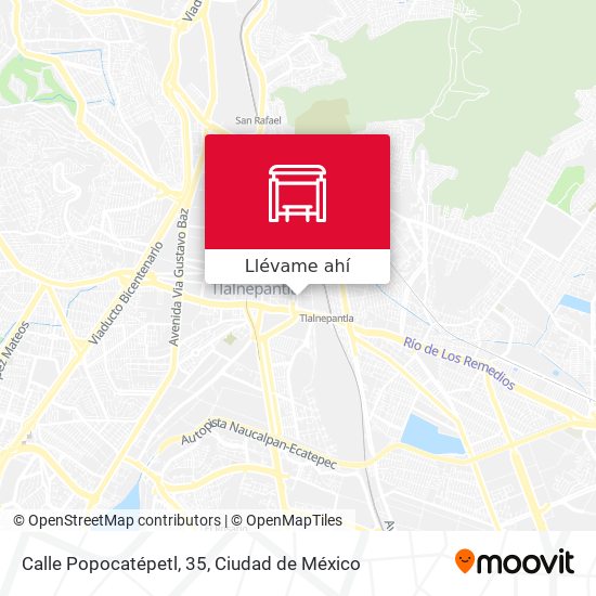 Mapa de Calle Popocatépetl, 35