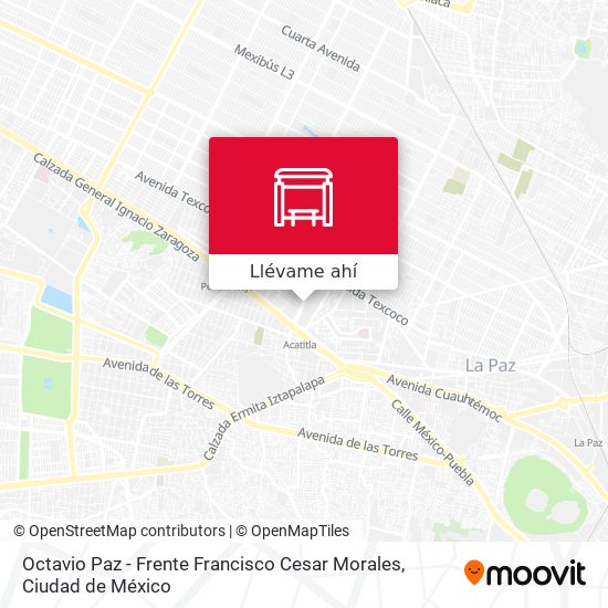 Mapa de Octavio Paz - Frente Francisco Cesar Morales