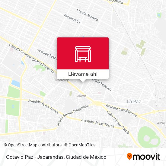 Mapa de Octavio Paz - Jacarandas