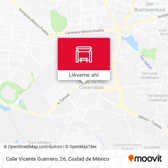 Mapa de Calle Vicente Guerrero, 26