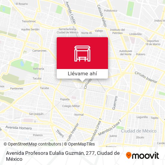 Mapa de Avenida Profesora Eulalia Guzmán, 277