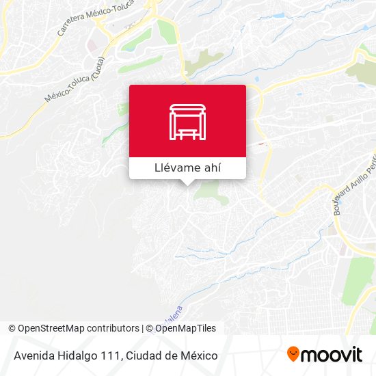 Mapa de Avenida Hidalgo 111