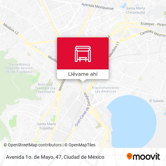 Mapa de Avenida 1o. de Mayo, 47