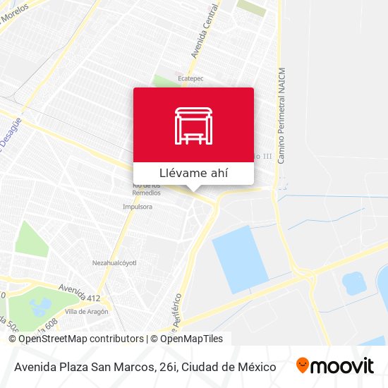 Mapa de Avenida Plaza San Marcos, 26i