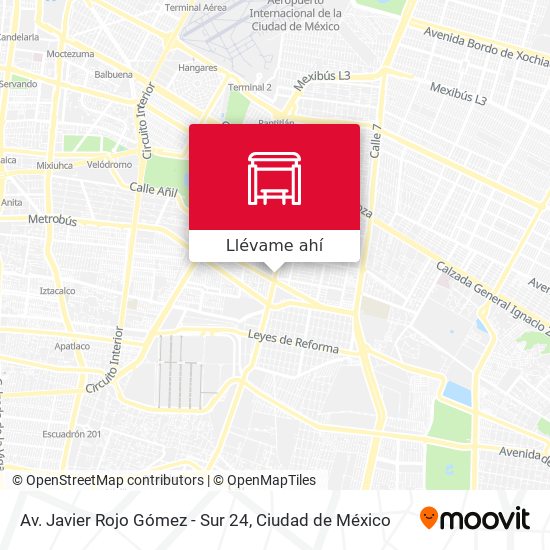 Mapa de Av. Javier Rojo Gómez - Sur 24