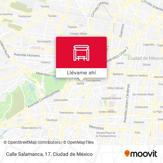 Mapa de Calle Salamanca, 17