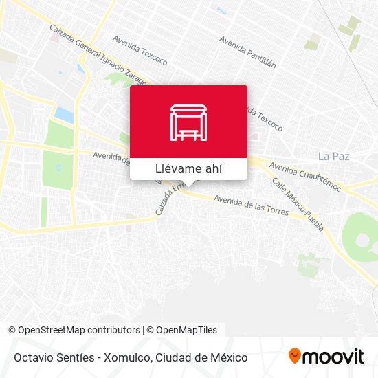 Mapa de Octavio Sentíes - Xomulco