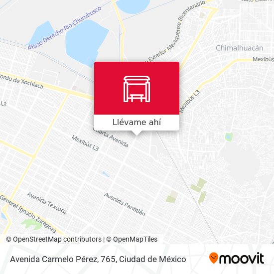 Mapa de Avenida Carmelo Pérez, 765