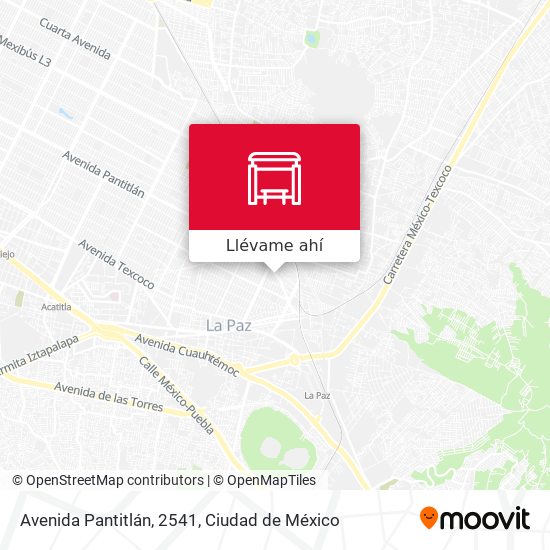 Mapa de Avenida Pantitlán, 2541