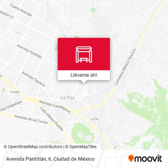 Mapa de Avenida Pantitlán, 6