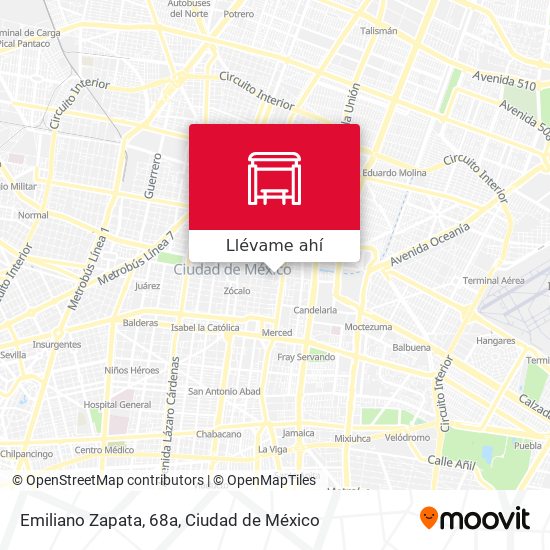 Mapa de Emiliano Zapata, 68a