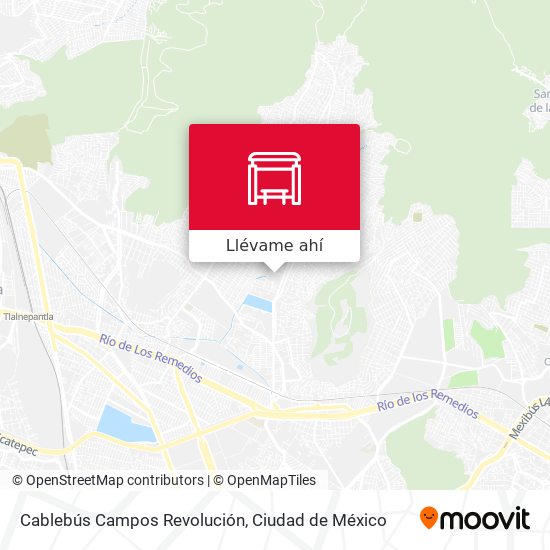 Mapa de Cablebús Campos Revolución