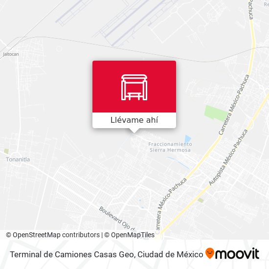 Cómo llegar a Terminal de Camiones Casas Geo en Zumpango en Autobús?