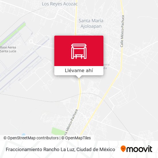 Mapa de Fraccionamiento Rancho La Luz