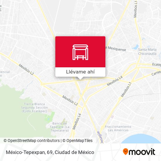 Cómo llegar a México-Tepexpan, 69 en Tultitlán en Autobús o Tren?