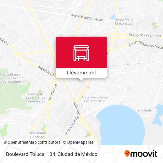 Cómo llegar a Boulevard Toluca, 134 en Coacalco De Berriozábal en Autobús?