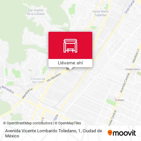 Mapa de Avenida Vicente Lombardo Toledano, 1