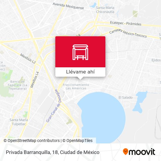 Cómo llegar a Privada Barranquilla, 18 en Ecatepec De Morelos en Autobús?