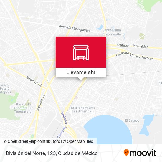 Cómo llegar a División del Norte, 123 en Coacalco De Berriozábal en Autobús  o Tren?
