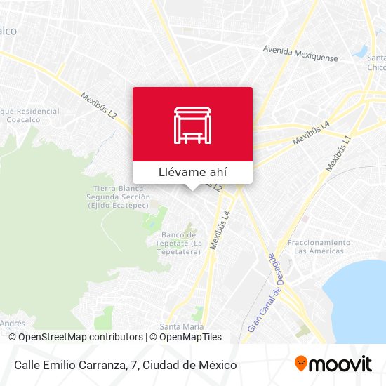 Mapa de Calle Emilio Carranza, 7