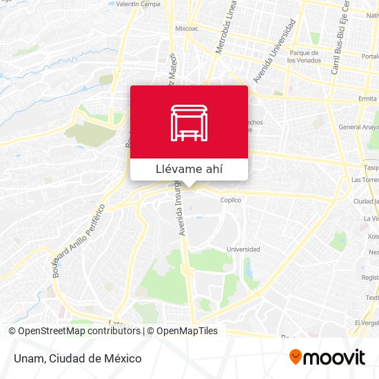 Mapa de Unam