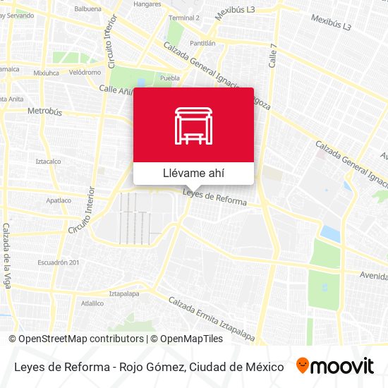 Mapa de Leyes de Reforma - Rojo Gómez