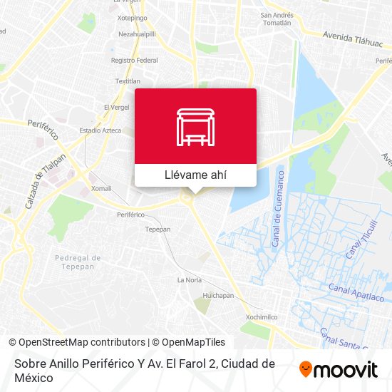 Mapa de Sobre Anillo Periférico Y Av. El Farol 2
