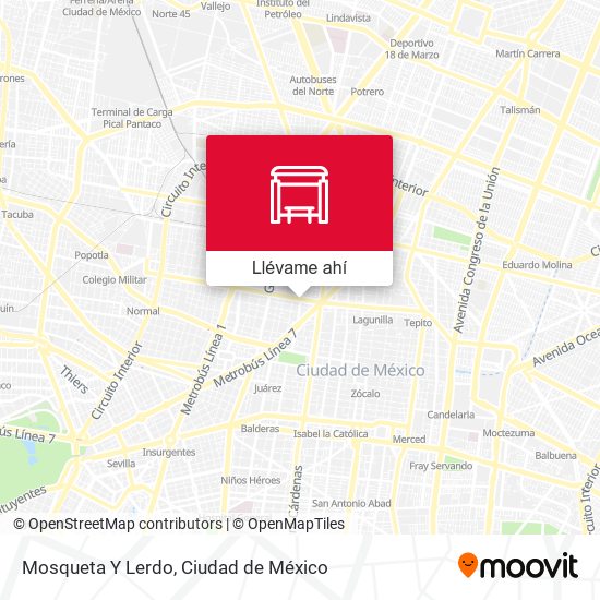 Mapa de Mosqueta Y Lerdo