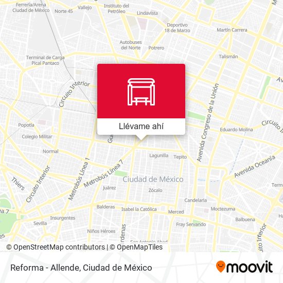 Mapa de Reforma - Allende