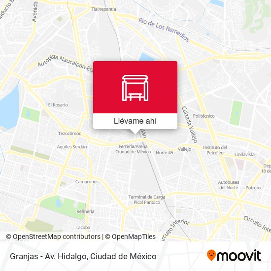 Mapa de Granjas - Av. Hidalgo