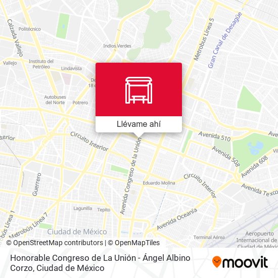 Mapa de Honorable Congreso de La Unión - Ángel Albino Corzo