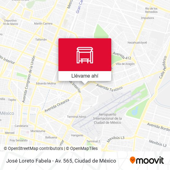 Mapa de José Loreto Fabela - Av. 565