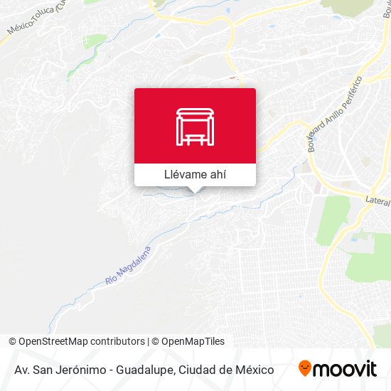 Mapa de Av. San Jerónimo - Guadalupe