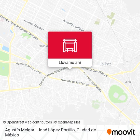 Mapa de Agustín Melgar - José López Portillo