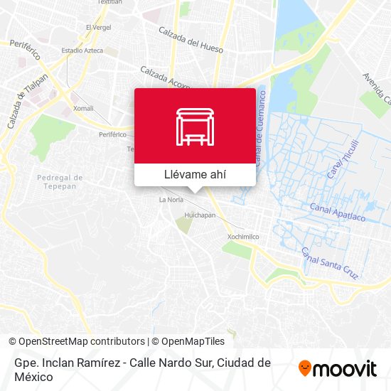 Mapa de Gpe. Inclan Ramírez - Calle Nardo Sur