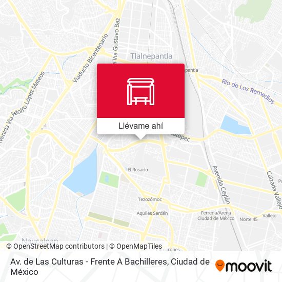 Mapa de Av. de Las Culturas - Frente A Bachilleres