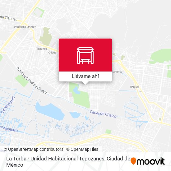 Mapa de La Turba - Unidad Habitacional Tepozanes