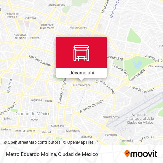 Mapa de Metro Eduardo Molina