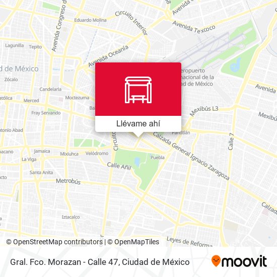 Mapa de Gral. Fco. Morazan - Calle 47