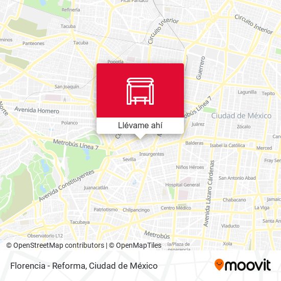 Mapa de Florencia - Reforma