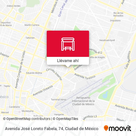 Mapa de Avenida José Loreto Fabela, 74