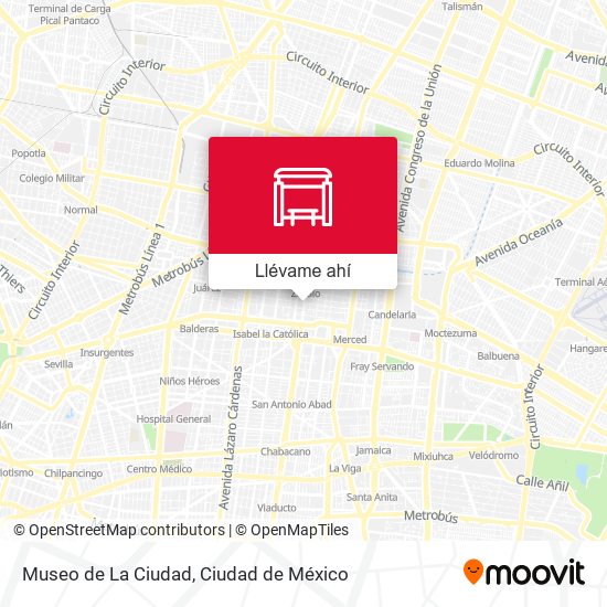 Mapa de Museo de La Ciudad