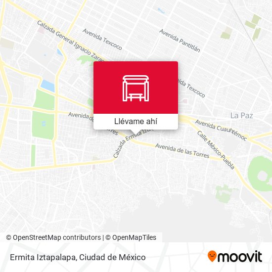 Mapa de Ermita Iztapalapa