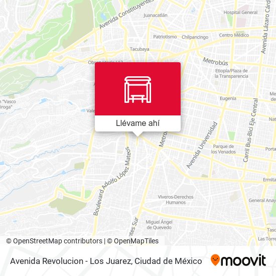 Mapa de Avenida Revolucion - Los Juarez
